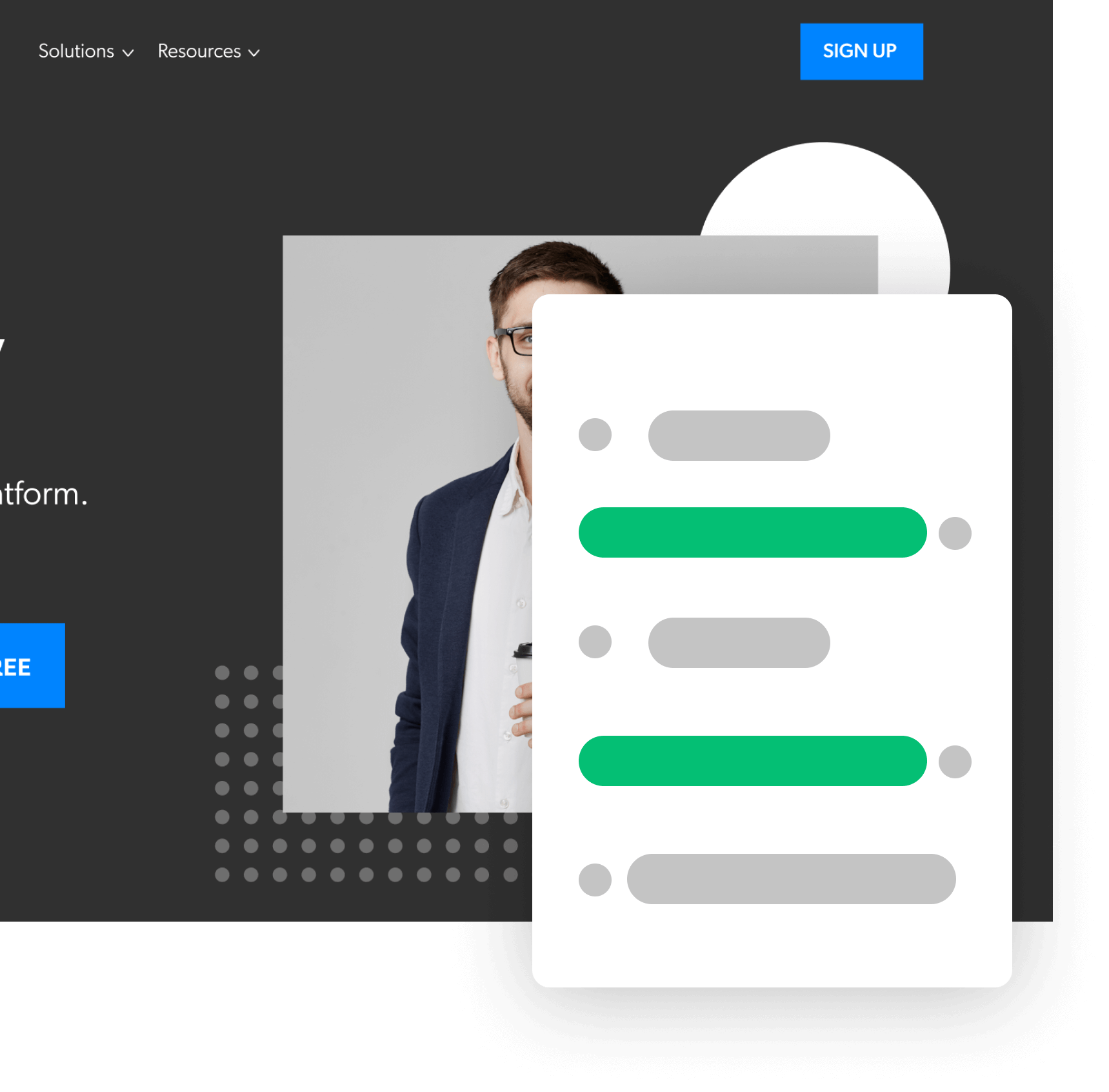 Engage with users and collect actionable data without coding using our chatbot for website.