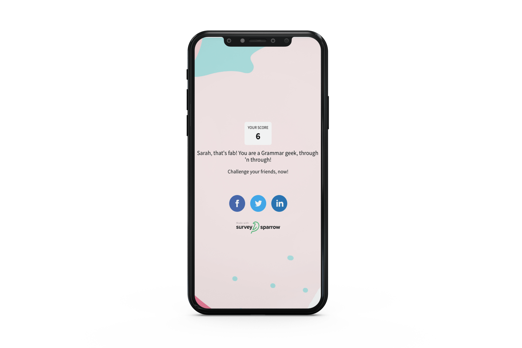 Display customized Thank you pages to your audience.