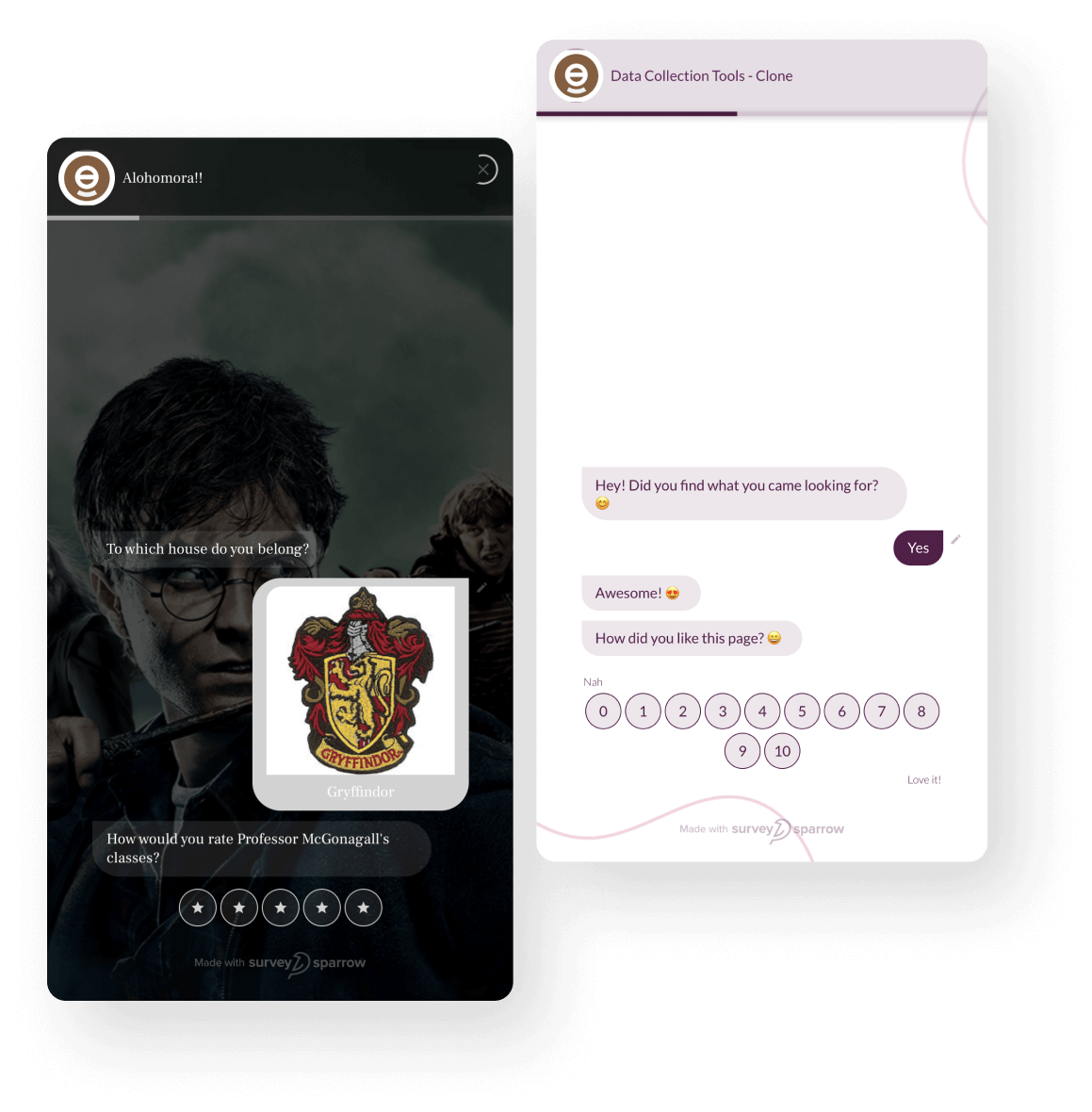Create and share mobile-friendly surveys using enterprise survey software.