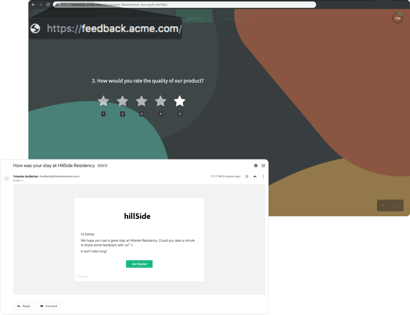 SurveySparrow makes the best Formstack alternative with its white label features.